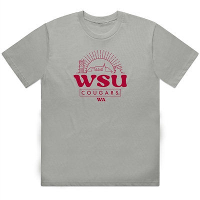 Washington State Cougars Womens Old School Oversiz