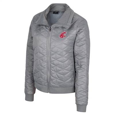 Washington State Cougars Womens Colosseum Gracie Puffer Jacket