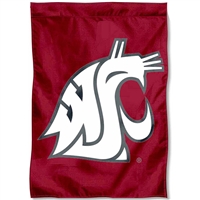 Washington State Cougars Silk Screened Garden Flag