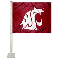 Washington State Cougars Car Flag