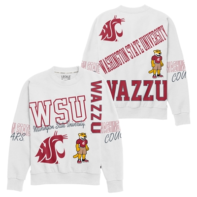 Washington State Cougars Women's Collage Crewneck