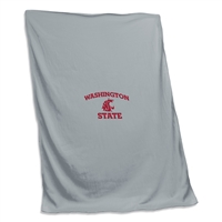 Washington State Cougars Sweatshirt Blanket - Grey