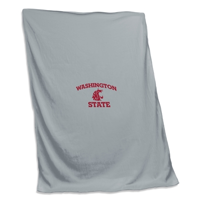 Washington State Cougars Sweatshirt Blanket - Grey