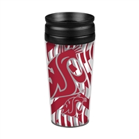 Washington State Cougars 14oz Plastic Travel Tumbl