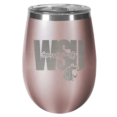 Washington State Cougars 14oz Blush Wine Tumbler -