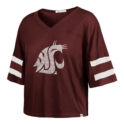 Washington State Cougars Womens 47 Brand Scout Cro