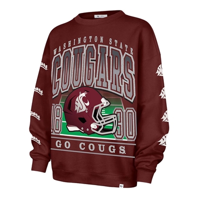 Washington State Cougars Womens 47 Brand Go Big Ov