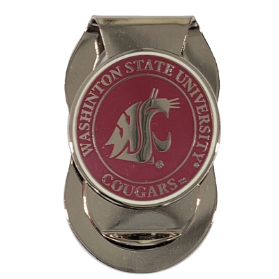 Washington State Cougars Metal Money Clip - Crimso