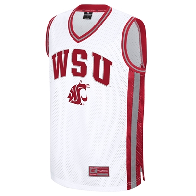 Washington State Cougars Colosseum Basketball Jers