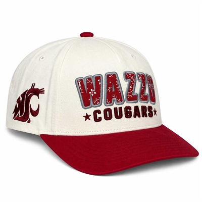 Washington State Cougars CapX Bandana Wrangler Sna