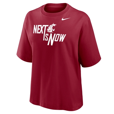 Nike Washington State Cougars Womens Boxy Tee - Cr