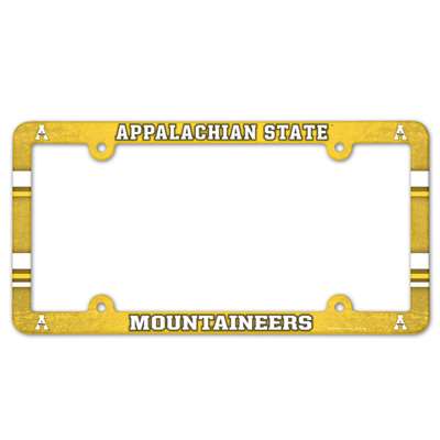 Appalachian State Mountaineers Plastic License Plate Frame