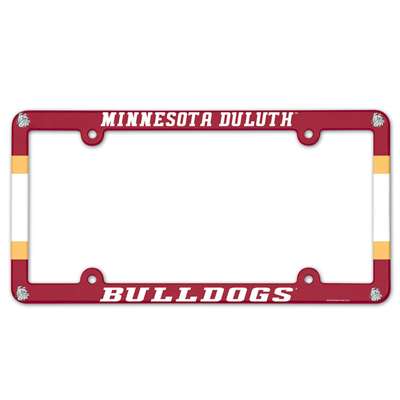 Minnesota Duluth Bulldogs Plastic License Plate Frame