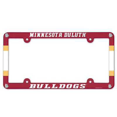 Minnesota Duluth Bulldogs Plastic License Plate Frame
