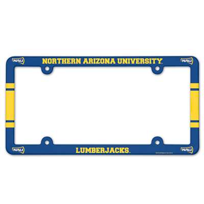 Northern Arizona Lumberjacks Plastic License Plate Frame