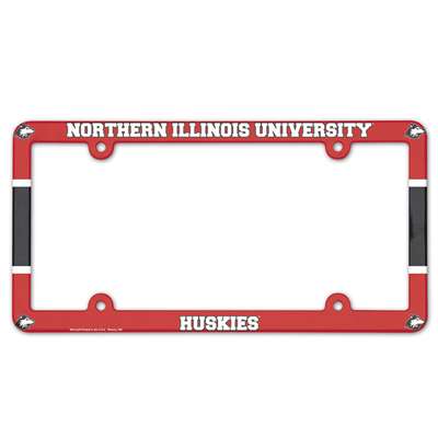 Northern Illinois Huskies Plastic License Plate Frame
