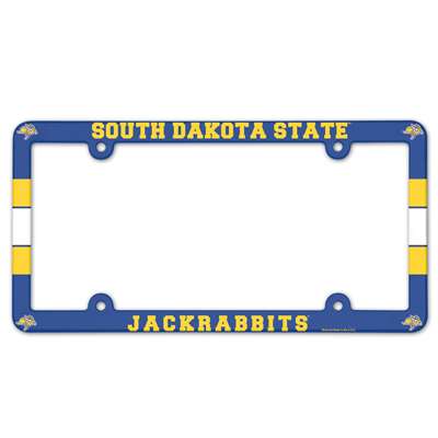 South Dakota State Jackrabbits Plastic License Plate Frame