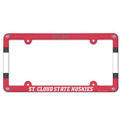 St. Cloud State Huskies Plastic License Plate Frame
