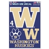 Washington Huskies Multi-Use Decal Set  - 11" x 17"