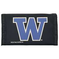 Washington Huskies Nylon Tri-Fold Wallet