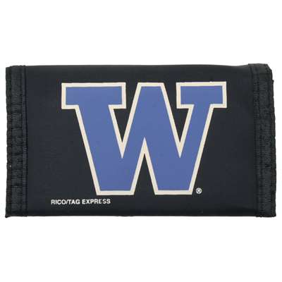 Washington Huskies Nylon Tri-Fold Wallet