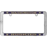 Washington Huskies Thin Metal License Plate Frame