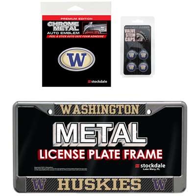 Washington Huskies 3 Piece Automotive Fan Kit