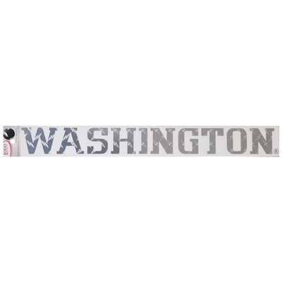 Washington Huskies Diamond Plate Windshield Decal - Washington - 21.5" x 2.5"