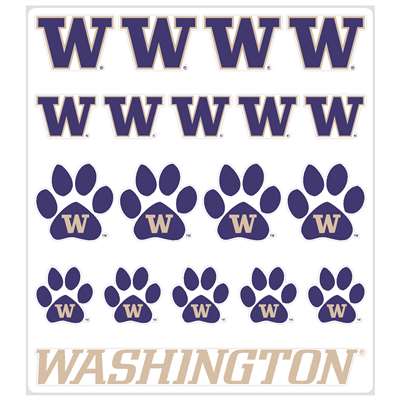 Washington Huskies Multi-Purpose Vinyl Sticker Sheet