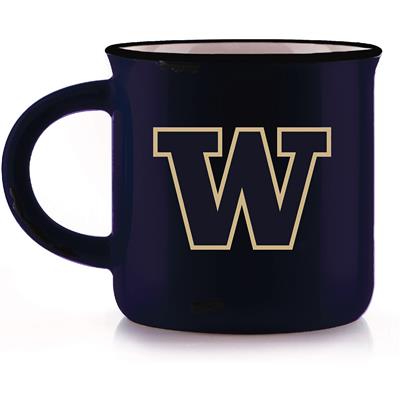 Washington Huskies Vintage Ceramic Mug - Dark Purple