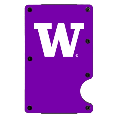 Washington Huskies Aluminum RFID Cardholder
