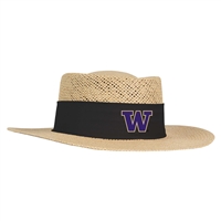 Washington Huskies Ahead Gambler Straw Hat