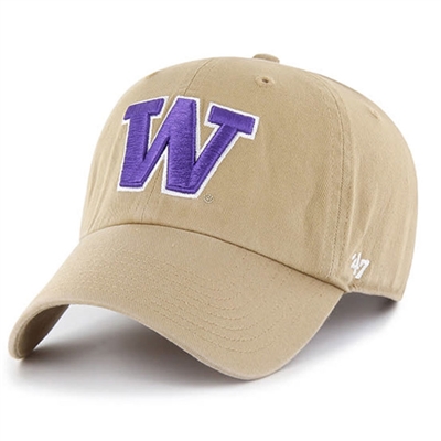 Washington Huskies 47 Brand Clean Up Adjustable Ha