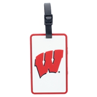 Wisconsin Badgers Soft Luggage/Bag Tag