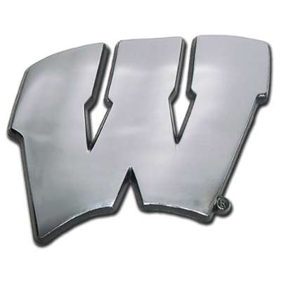 Wisconsin Badgers Chrome Auto Emblem