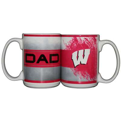 Wisconsin Badgers 15oz Ceramic Mug - Dad