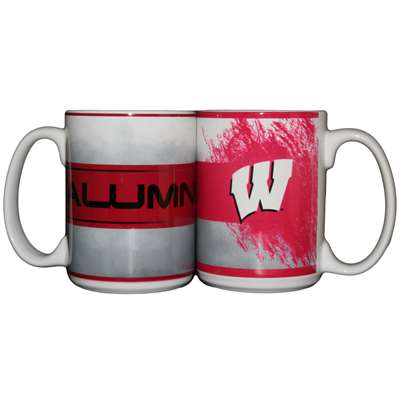 Wisconsin Badgers 15oz Ceramic Mug - Alumni