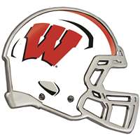 Wisconsin Badgers Auto Emblem - Helmet