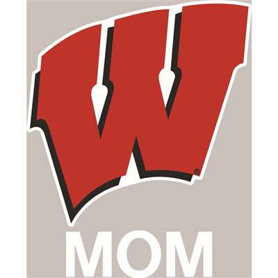 Wisconsin Badgers Transfer Decal - Mom