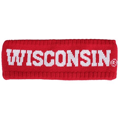 Wisconsin Badgers Zephyr Women's Halo Knit Headband