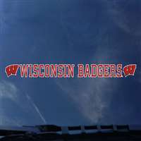 Wisconsin Badgers Automotive Transfer Decal Strip
