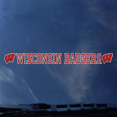 Wisconsin Badgers Automotive Transfer Decal Strip