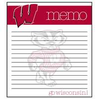 Wisconsin Badgers Memo Note Pad - 2 Pads