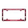 Wisconsin Badgers Plastic License Plate Frame