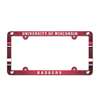 Wisconsin Badgers Plastic License Plate Frame