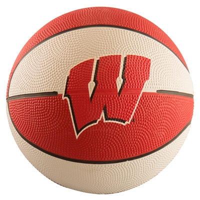 Wisconsin Badgers Game Master Mini Rubber Basketball