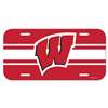 Wisconsin Badgers Plastic License Plate