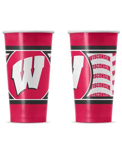 Wisconsin Badgers Disposable Paper Cups - 20 Pack