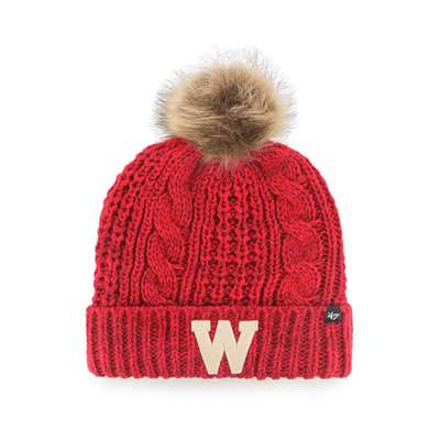 Wisconsin Badgers 47 Brand Women's Meeko Pom Knit - Red
