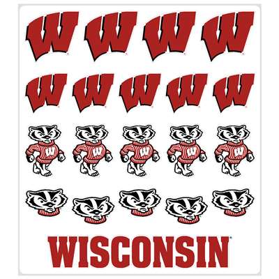 Wisconsin Badgers Multi-Purpose Vinyl Sticker Sheet